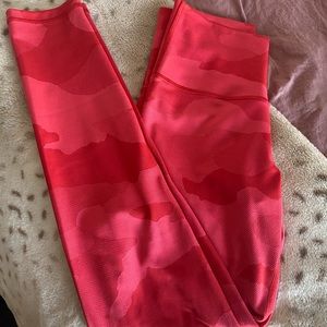 Aerie offline leggings red camo